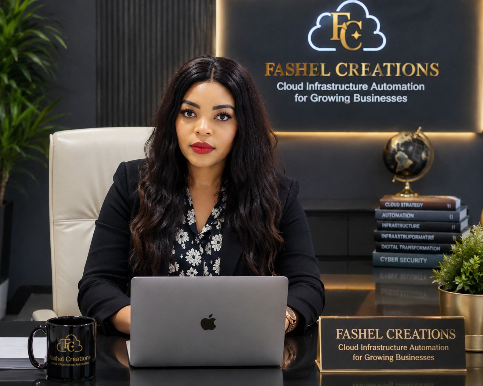 Blinky, founder of Fashel Creations